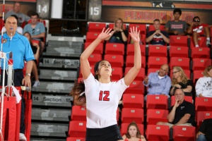 Photo by ?? YSU Volleyball vs. Oakland - Sept 24, 2016