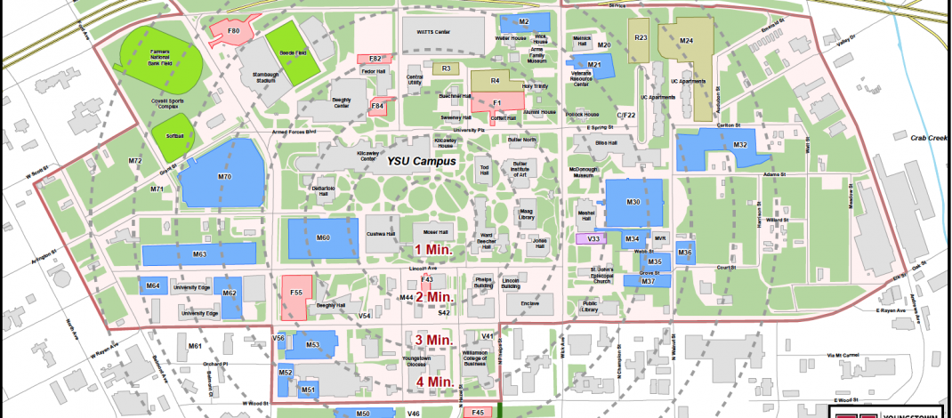 Akron U Campus Map